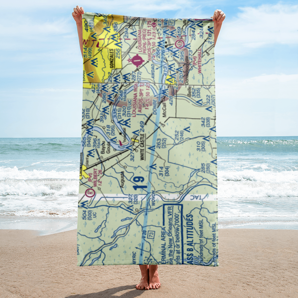 R T Leblanc Airport (51LA) VFR Sectional Towel 