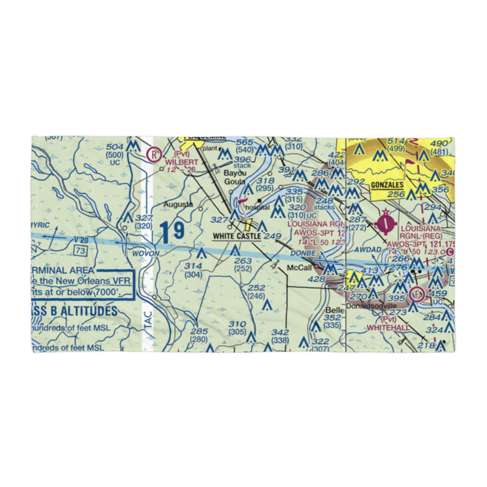 R T Leblanc Airport (51LA) VFR Sectional Towel 