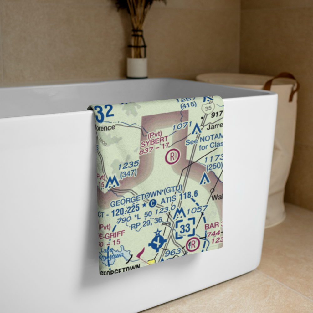 Rab Ranch Airport (1XA0) VFR Sectional Towel 