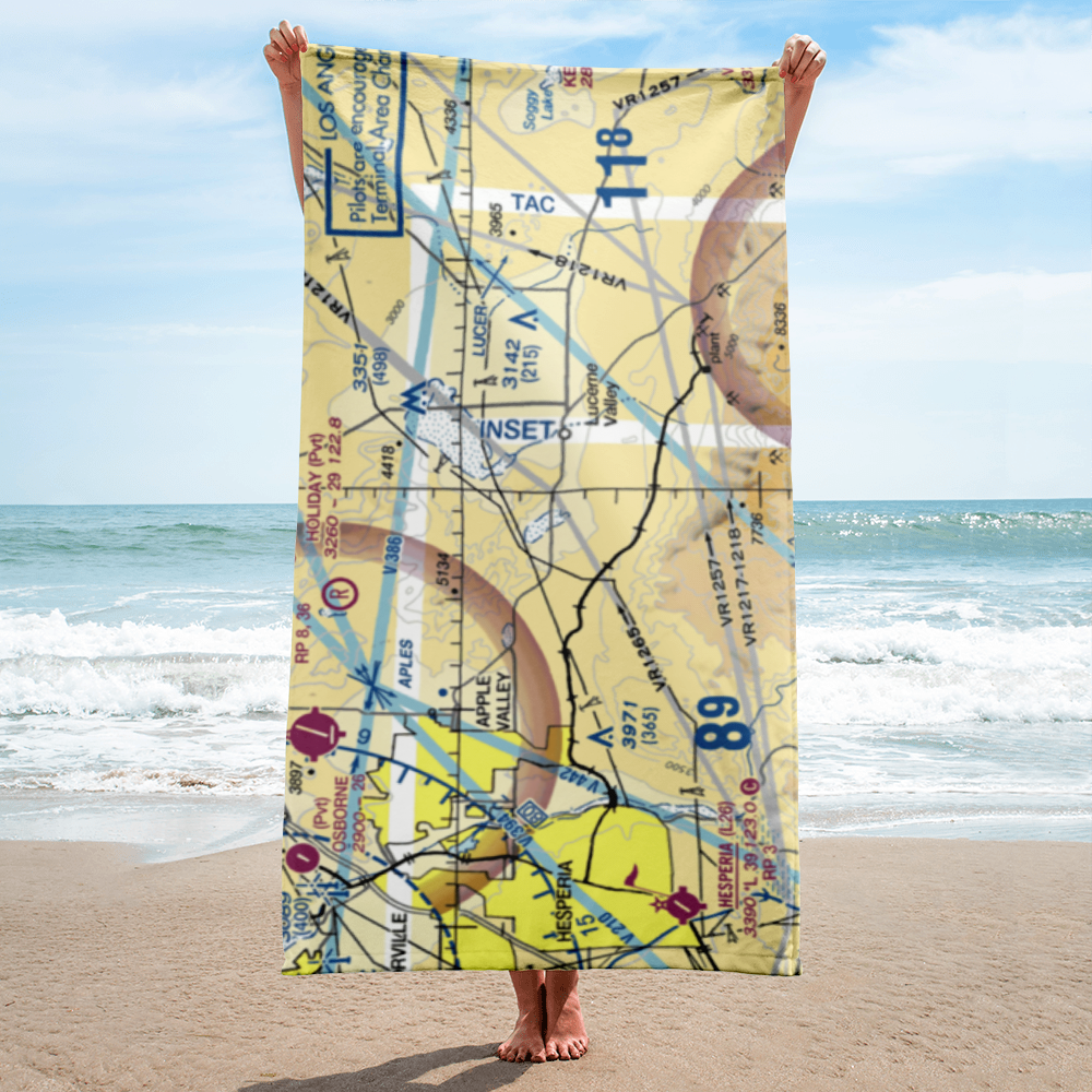 Rabbit Ranch Airport (4CL4) VFR Sectional Towel 