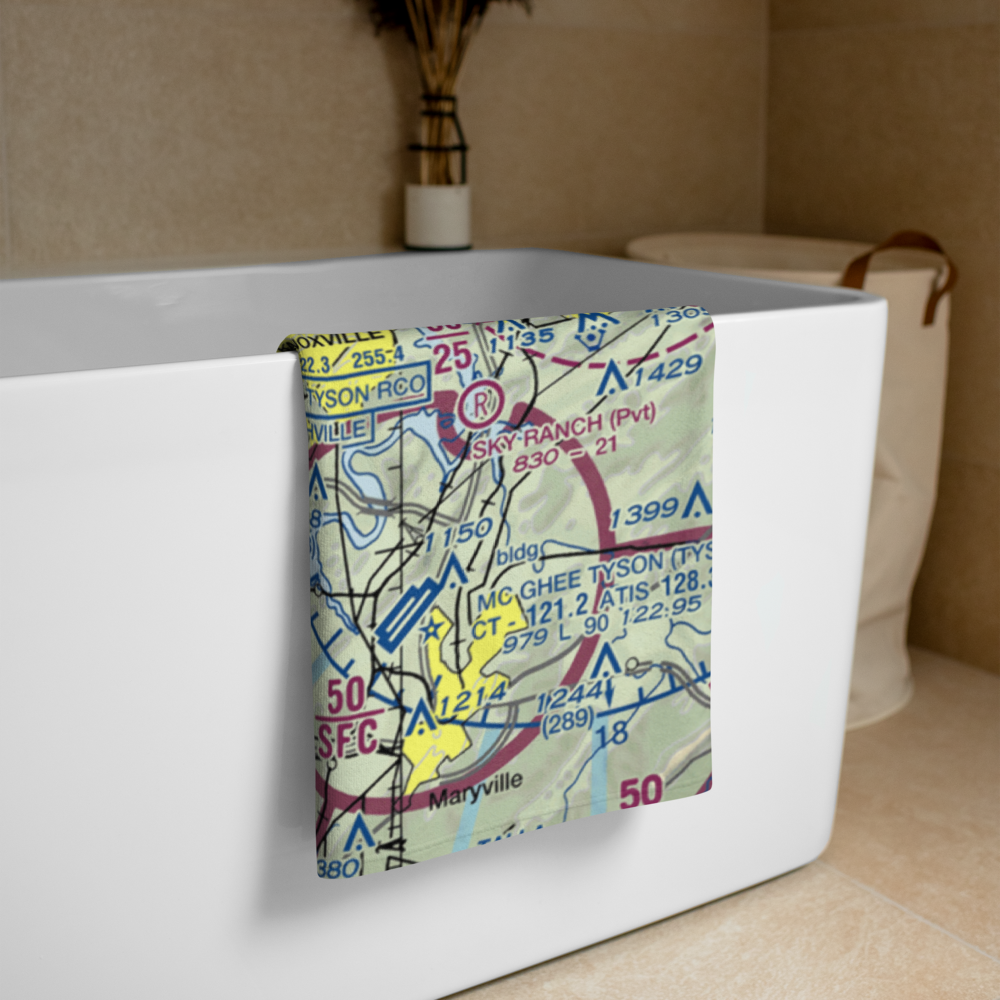 Raby Airpark (8TN3) VFR Sectional Towel 