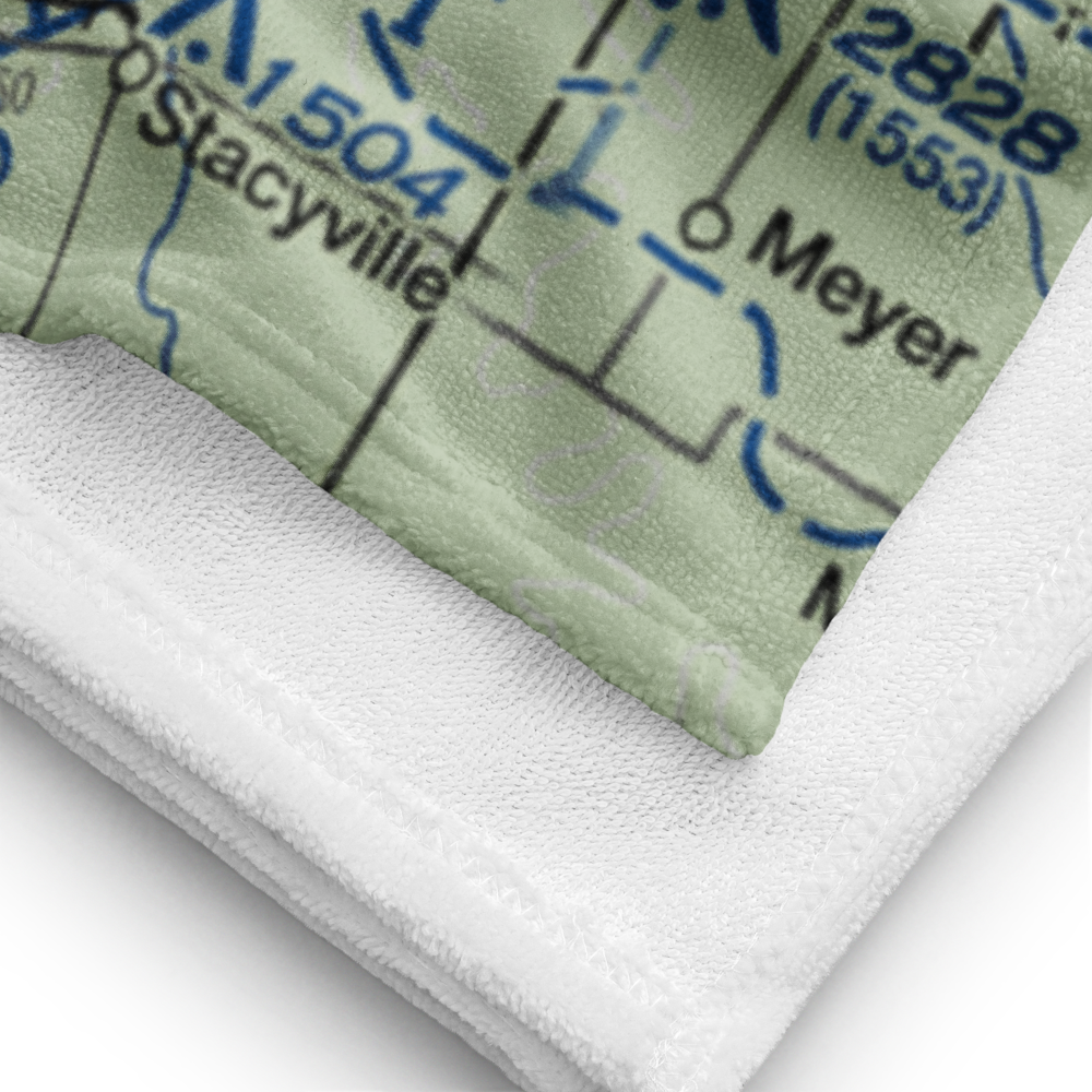 Radloff's Cedar View Farms Airport (53MN) VFR Sectional Towel 