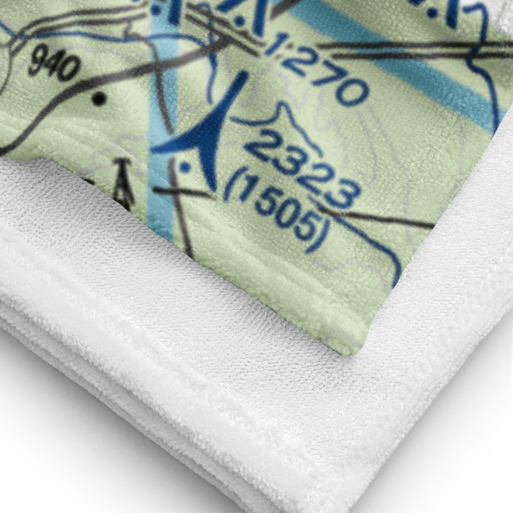 Raeford Rhyne Airpark (NC15) VFR Sectional Towel 