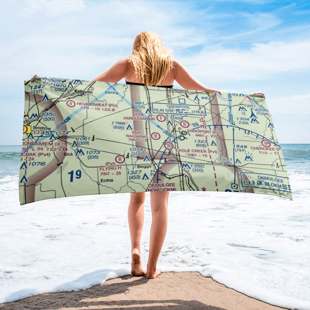 Ragwing Acres Airport (2OK4) VFR Sectional Towel 