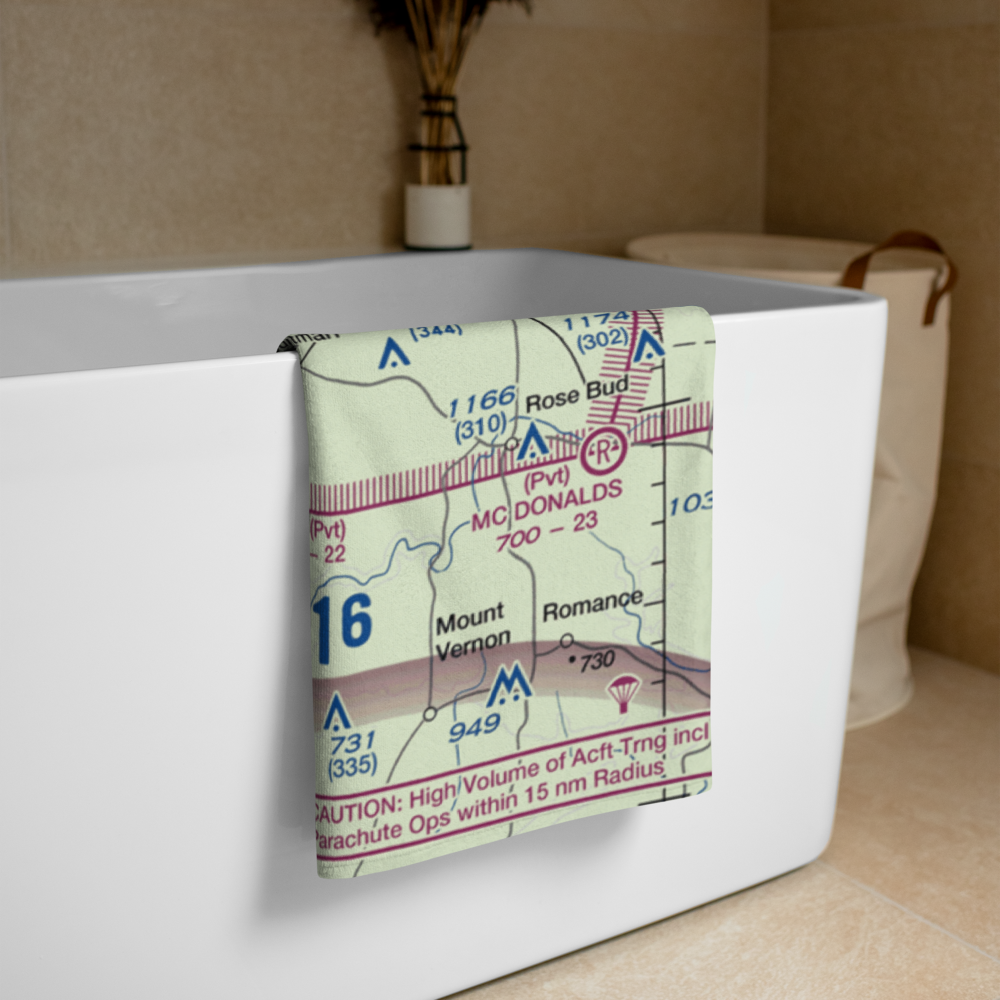 Rak Airport (20AR) VFR Sectional Towel 