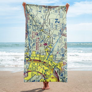 Raleigh East Airport (9NC0) VFR Sectional Towel