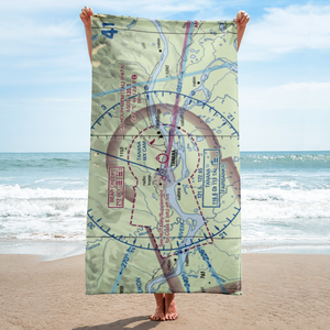 Ralph M Calhoun Memorial Airport (TAL) VFR Sectional Towel