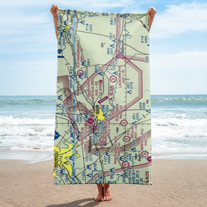 Randolph Air Force Base Auxiliary Airport (SEQ) VFR Sectional Towel