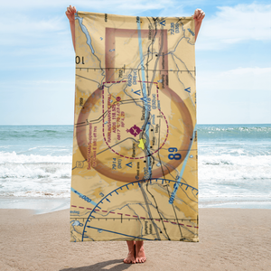 Rawlins Municipal Airport/Harvey Field (RWL) VFR Sectional Towel