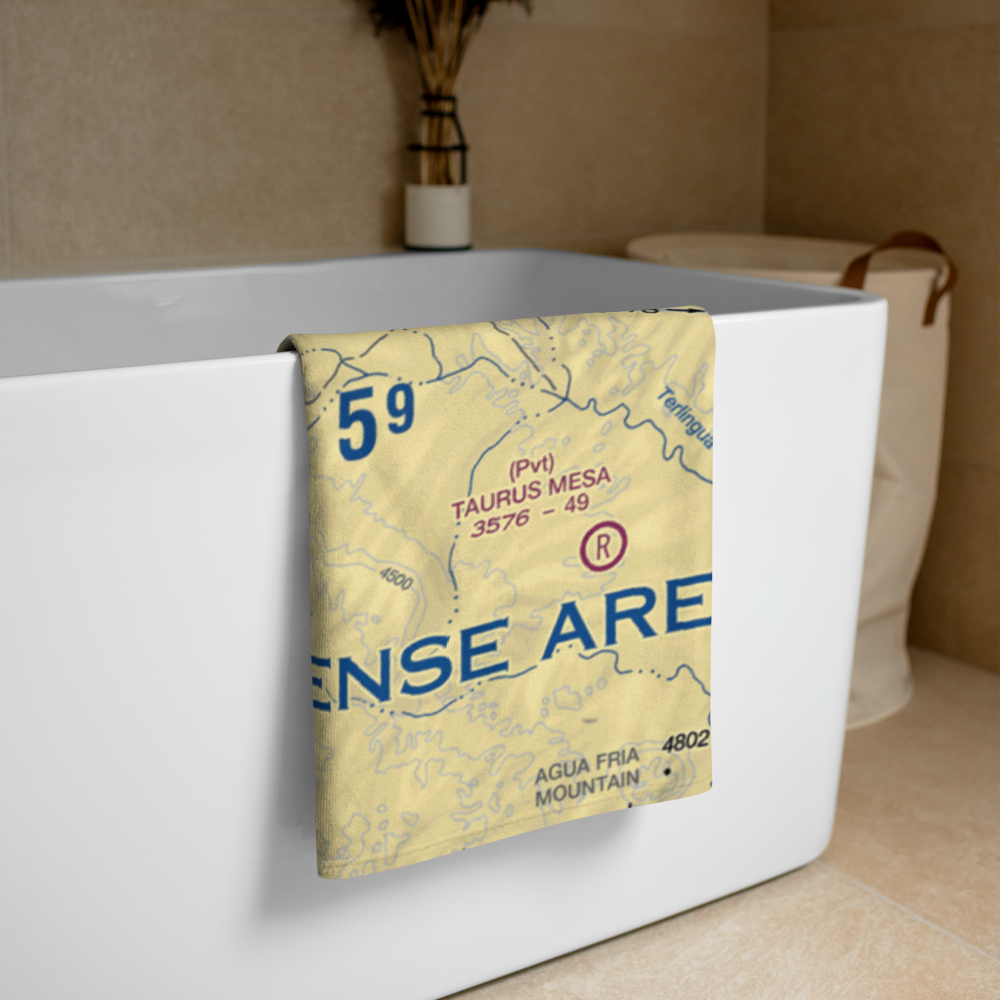 Rawls Ranch Airport (5TE1) VFR Sectional Towel 