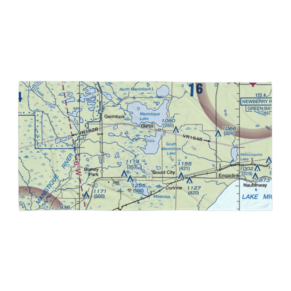Read Seaplane Base (MI03) VFR Sectional Towel 