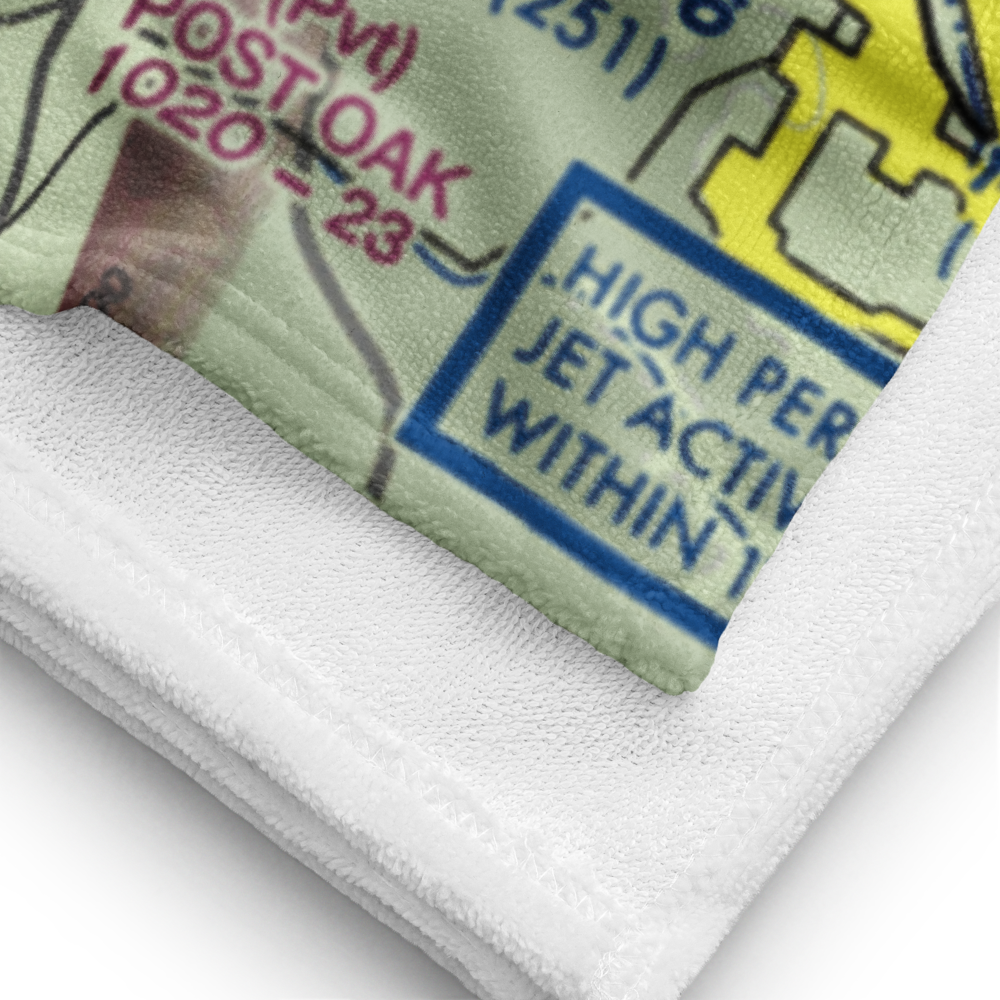 Reb Folbre's Place Airport (TE34) VFR Sectional Towel 