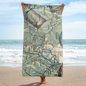 Red Fox Airport (VT02) VFR Sectional Towel