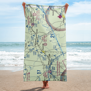 Red Oak Airport (MO48) VFR Sectional Towel