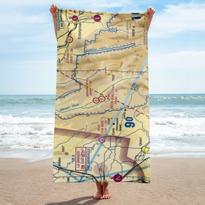 Reds Wallowa Horse Ranch Airport (6OR9) VFR Sectional Towel
