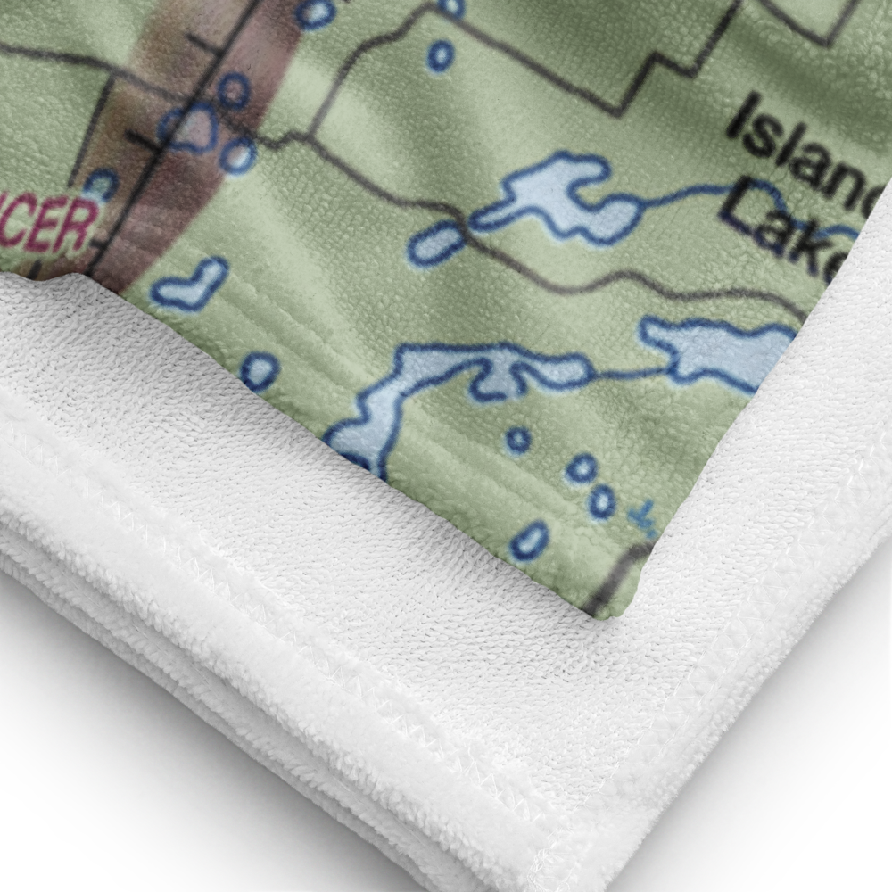 Rice Lake Regional Airport - Carl's Field (RPD) VFR Sectional Towel 