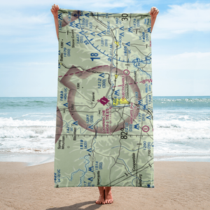Richard Downing Airport (I40) VFR Sectional Towel