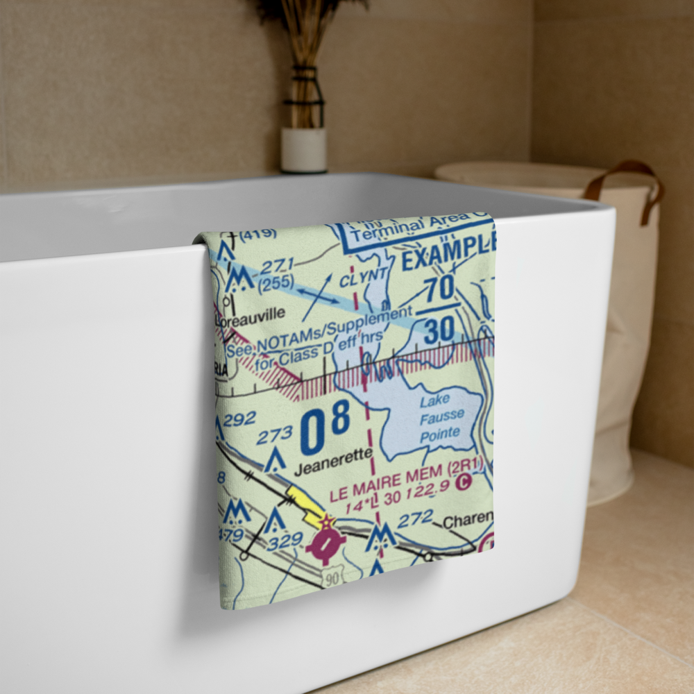 Richard's Airport (LS38) VFR Sectional Towel 