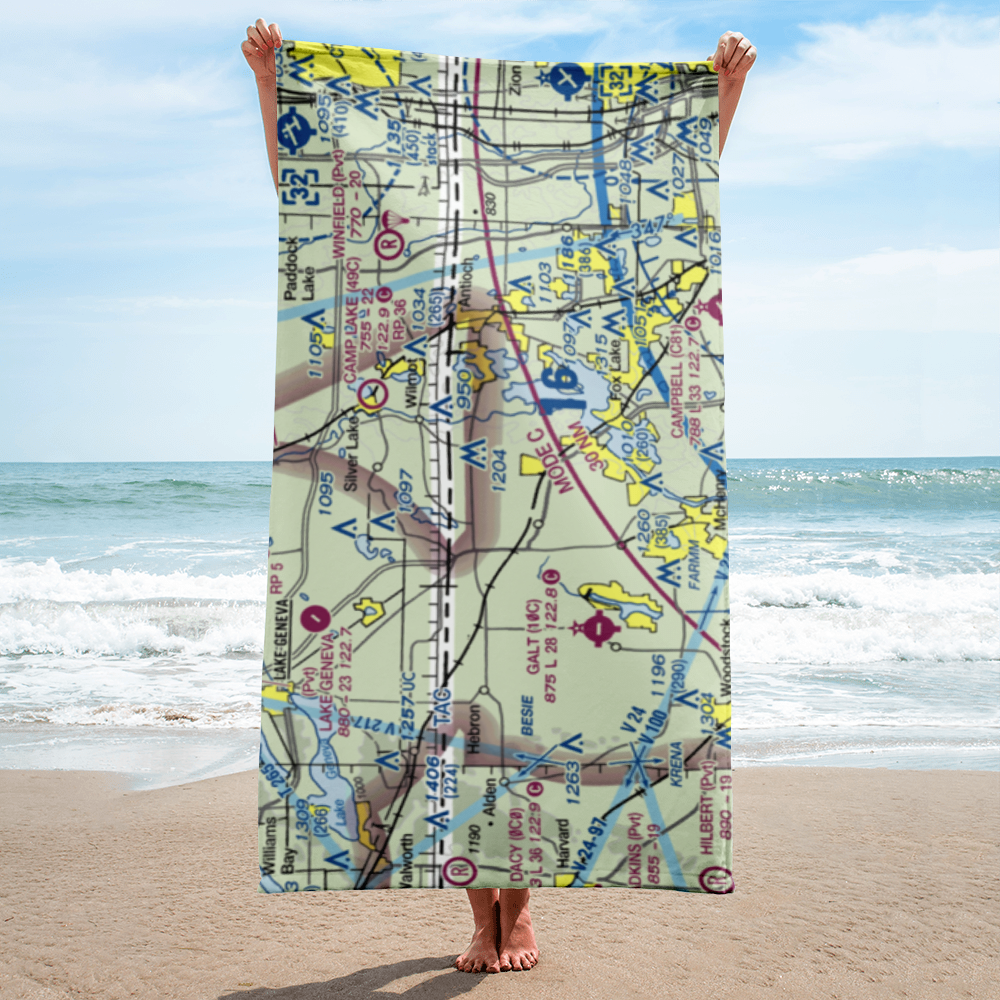 Richardson Field (3LL5) VFR Sectional Towel 