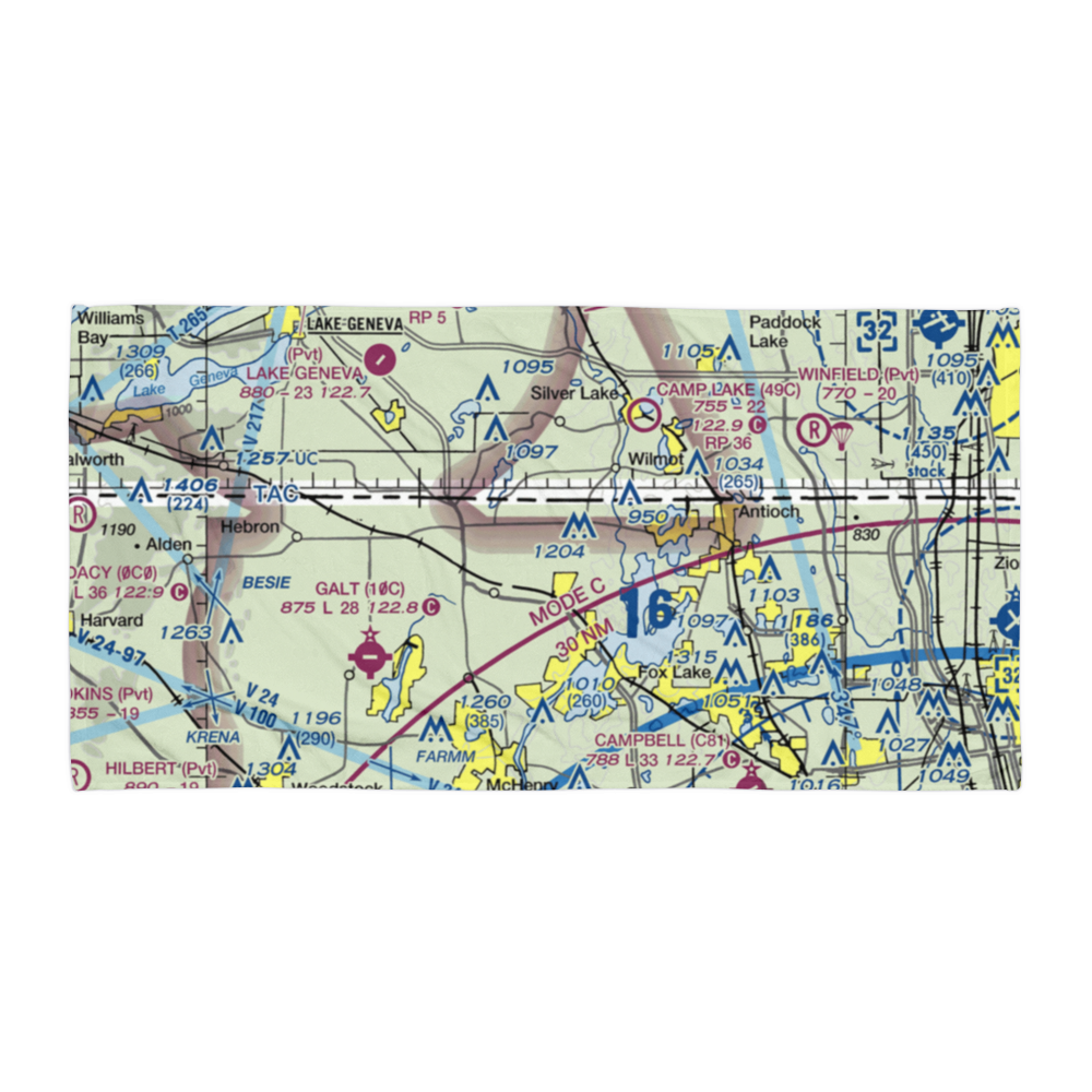 Richardson Field (3LL5) VFR Sectional Towel 