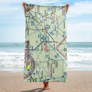 Richmond Airport (IL54) VFR Sectional Towel
