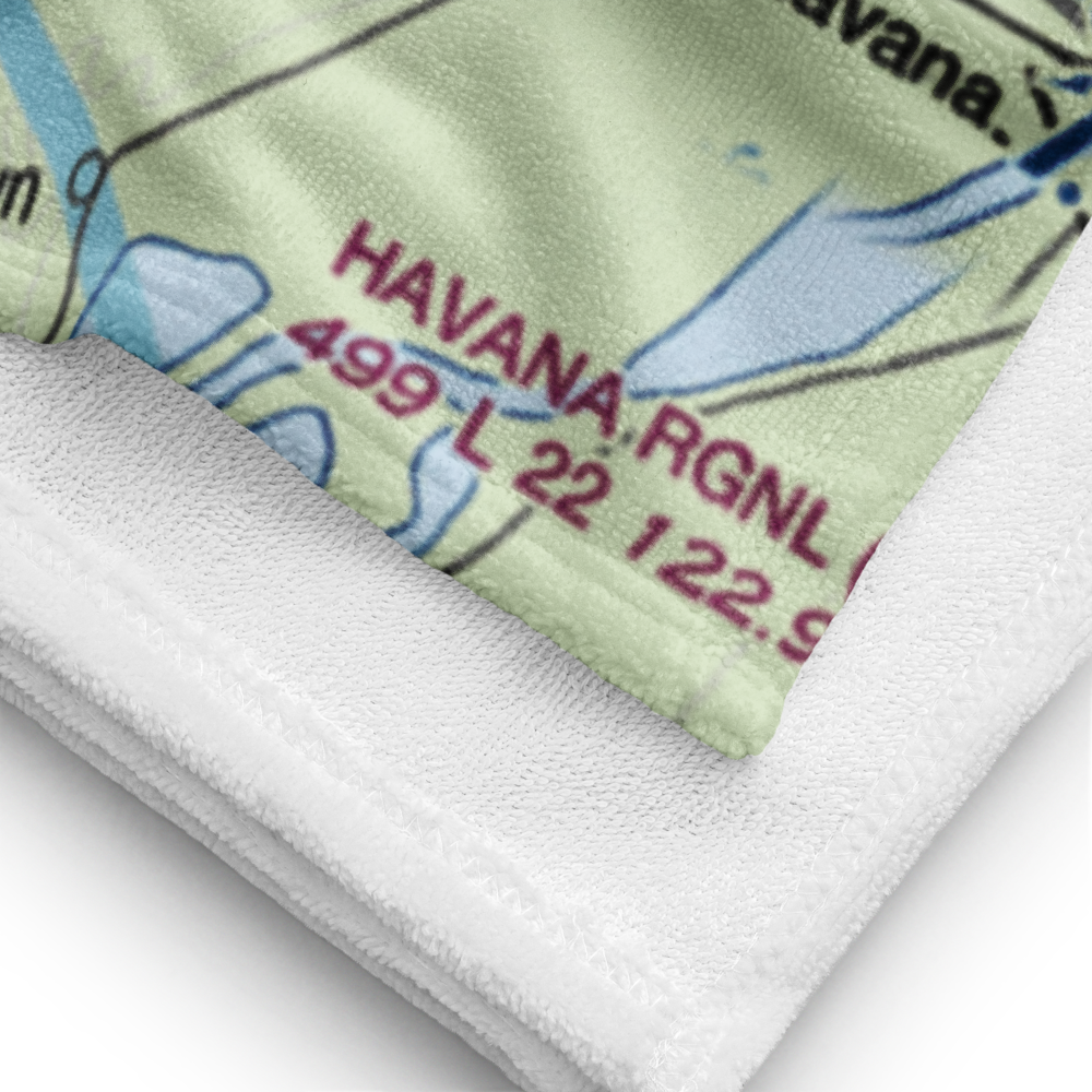 Richmond Airport (IL54) VFR Sectional Towel 