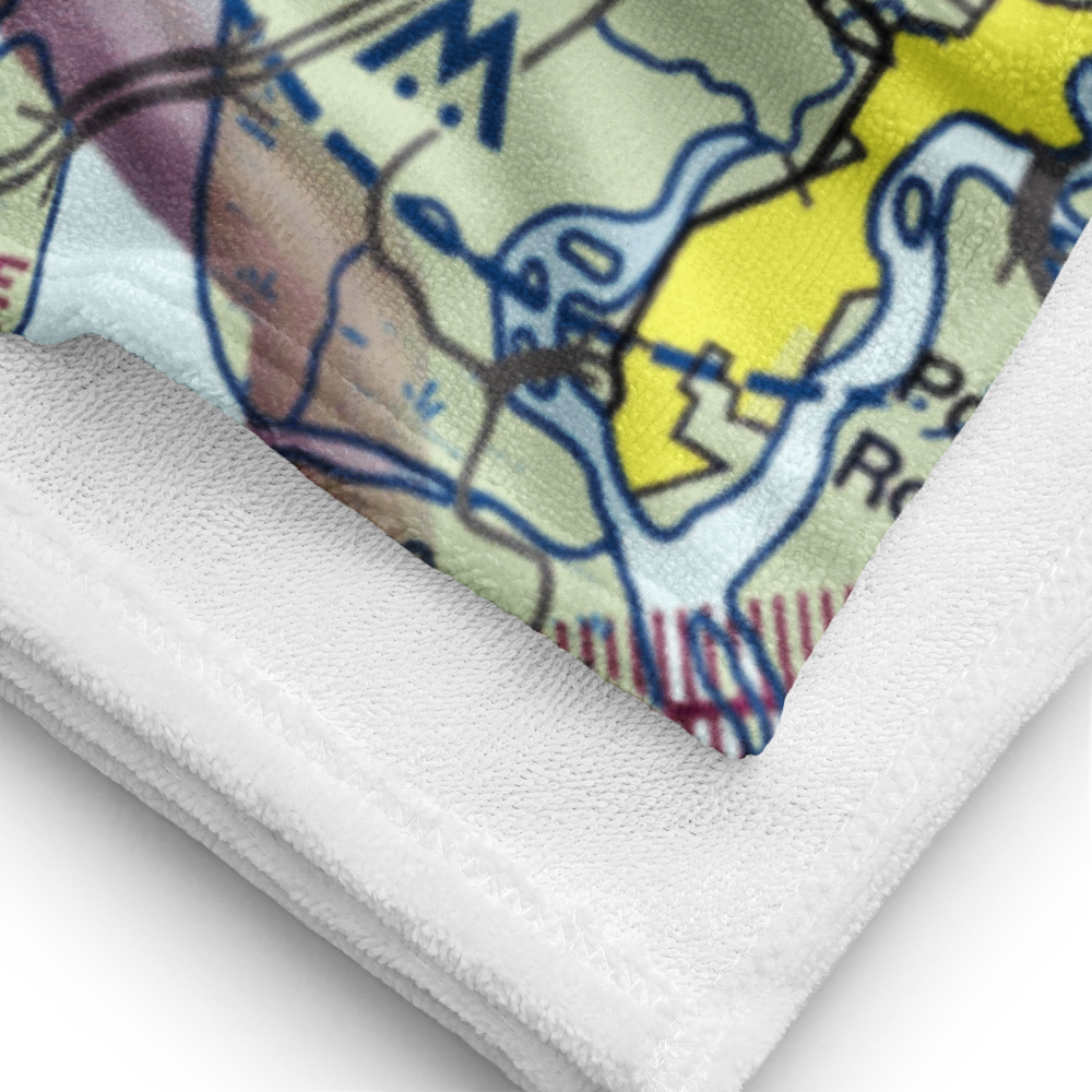 Ridgeland-Claude Dean Airport (3J1) VFR Sectional Towel 