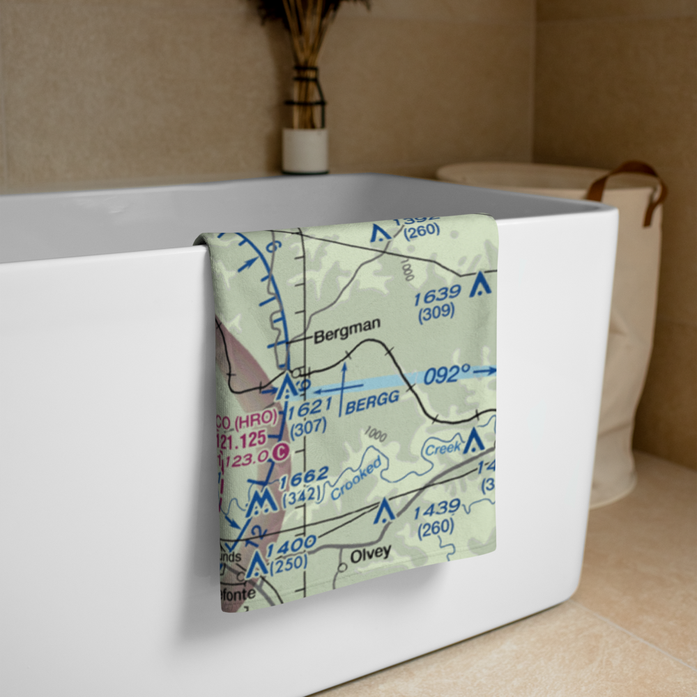 Ridgeway Field (3AR2) VFR Sectional Towel 