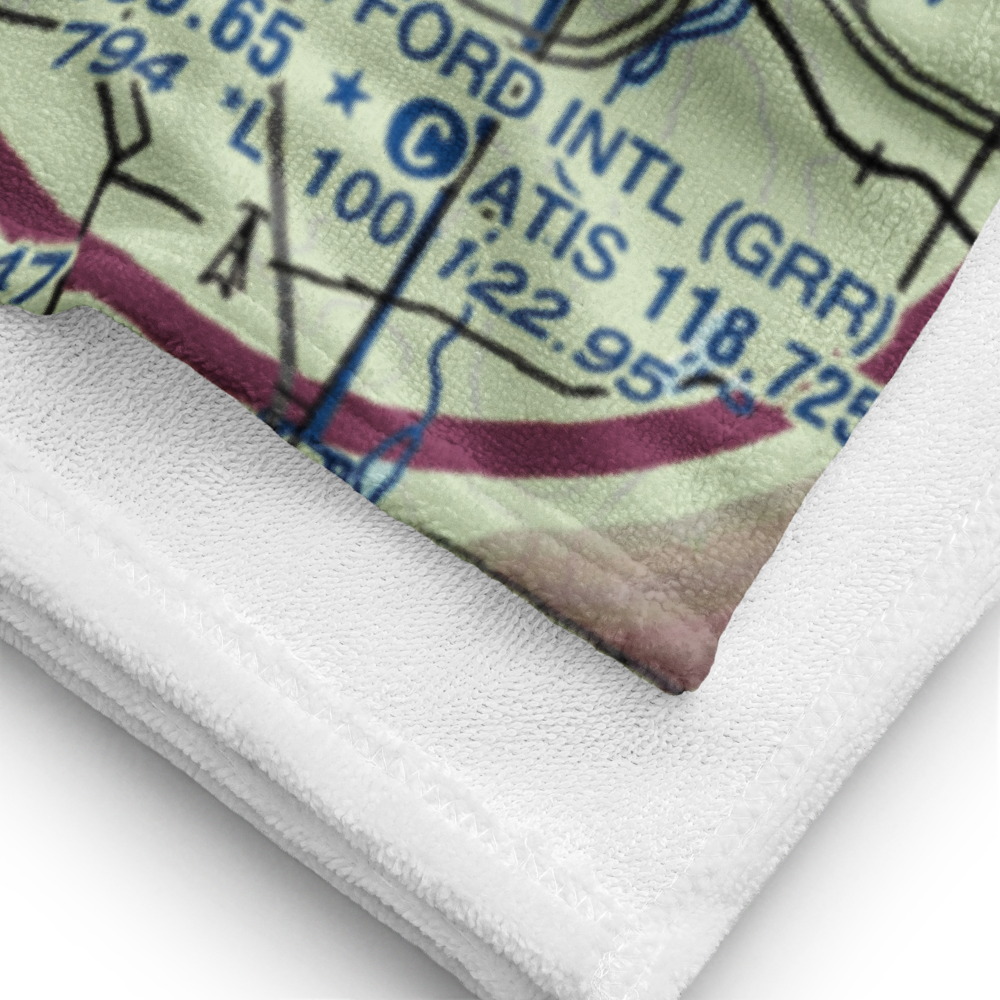 Riverview Airport (08C) VFR Sectional Towel 