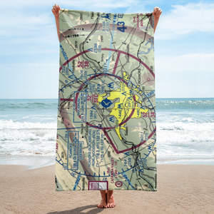 Roanoke–Blacksburg Regional Airport (ROA) VFR Sectional Towel