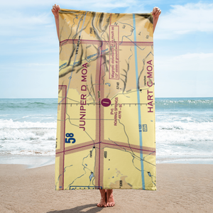 Roaring Springs Ranch Airport (OR10) VFR Sectional Towel