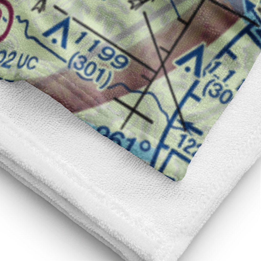 Robert Newlon Field (I41) VFR Sectional Towel 