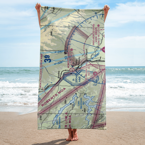 Roberts Army Heliport (SYL) VFR Sectional Towel