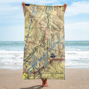 Rock Creek Airport (RC0) VFR Sectional Towel