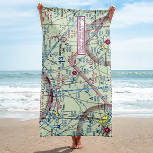 Rocking A Farm Airport (NC86) VFR Sectional Towel