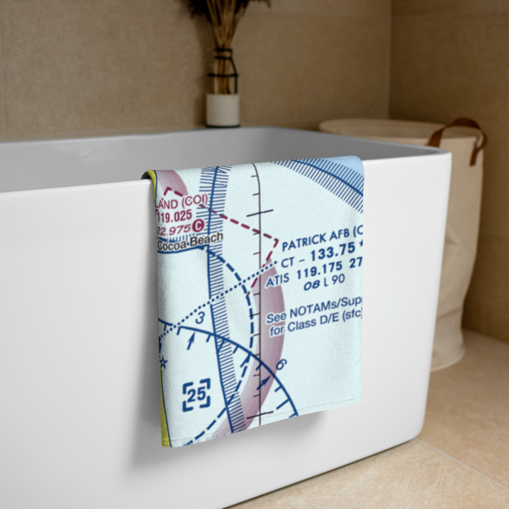 Rockledge Airport (21FA) VFR Sectional Towel 