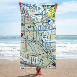 Rocky Bay Airport (WT77) VFR Sectional Towel