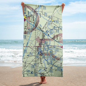 Rocky Point Airport (90OK) VFR Sectional Towel