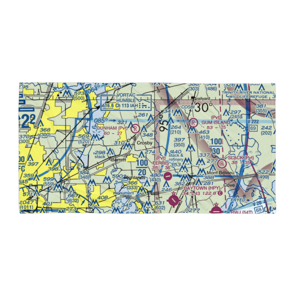 Roeder Airport (49TA) VFR Sectional Towel 