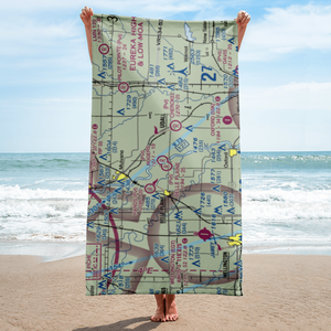 Rogers Airport (3KS3) VFR Sectional Towel