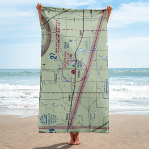 Rolette Airport (2H9) VFR Sectional Towel