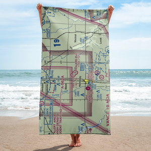 Rollers Airport (OK48) VFR Sectional Towel
