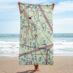 Ron Wood Airport (5FD1) VFR Sectional Towel