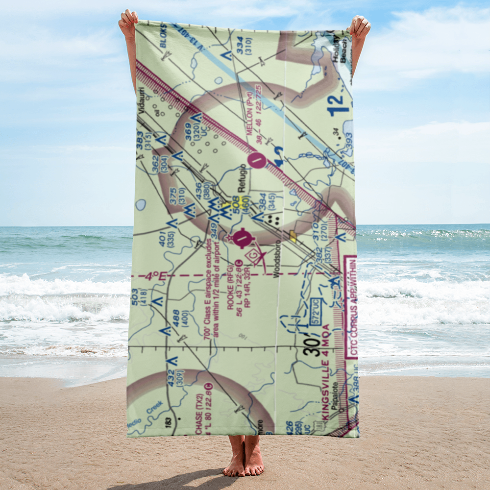 Rooke Field (RFG) VFR Sectional Towel 