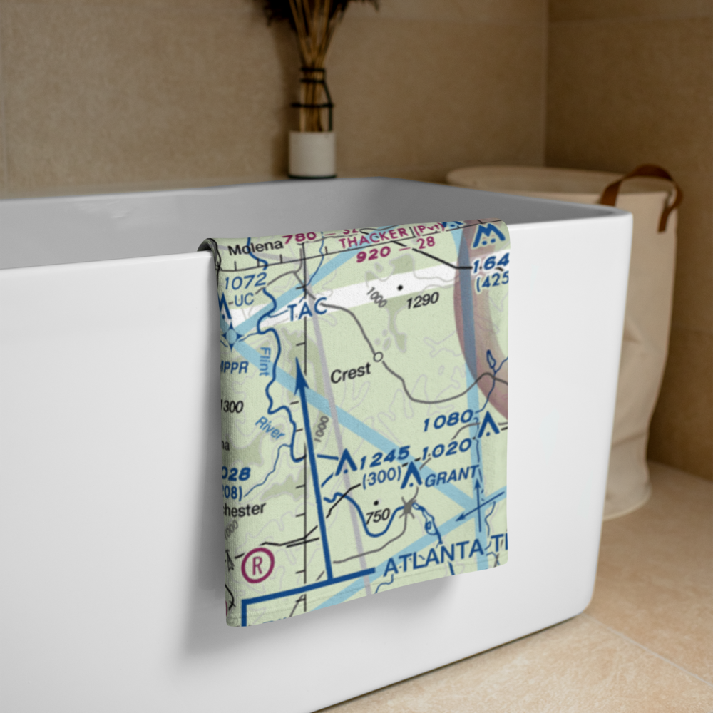 Roosevelt Memorial Airport (5A9) VFR Sectional Towel 