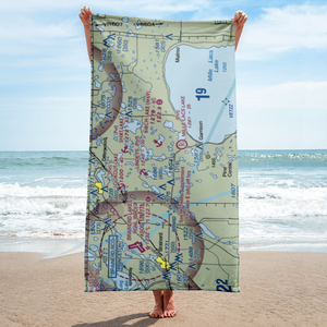 Rosacker's Nr 2 Seaplane Base (MY32) VFR Sectional Towel