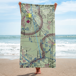Roseanne Airport (43TN) VFR Sectional Towel