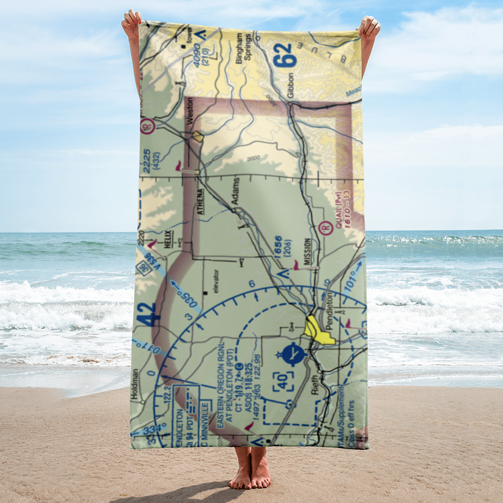 Rothrock Field (OG04) VFR Sectional Towel 