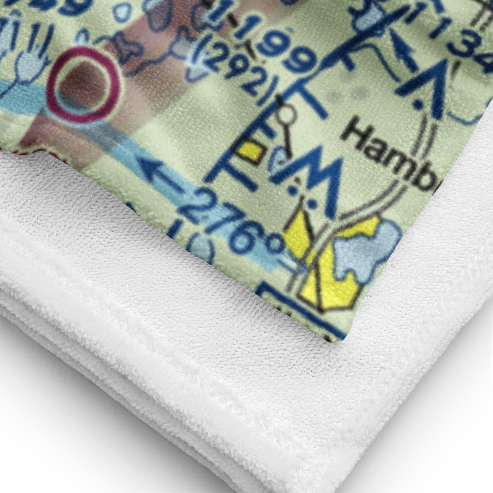 Rotors & Wings Airport (46MI) VFR Sectional Towel 