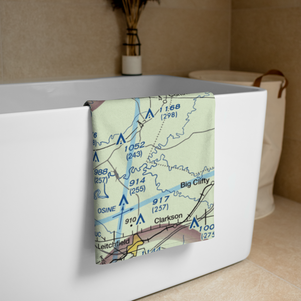 Rough River State Park Airport (2I3) VFR Sectional Towel 